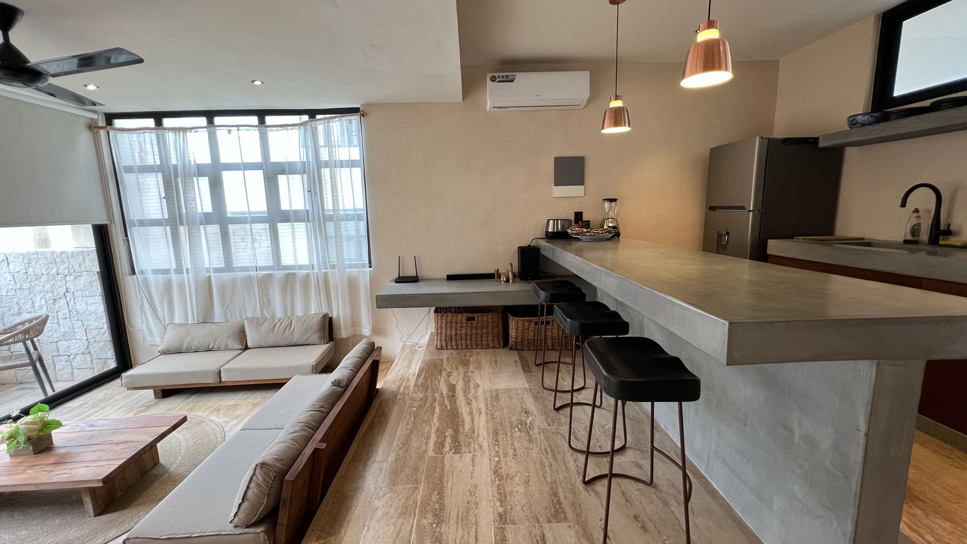 El estar · Living — Focus Tulum