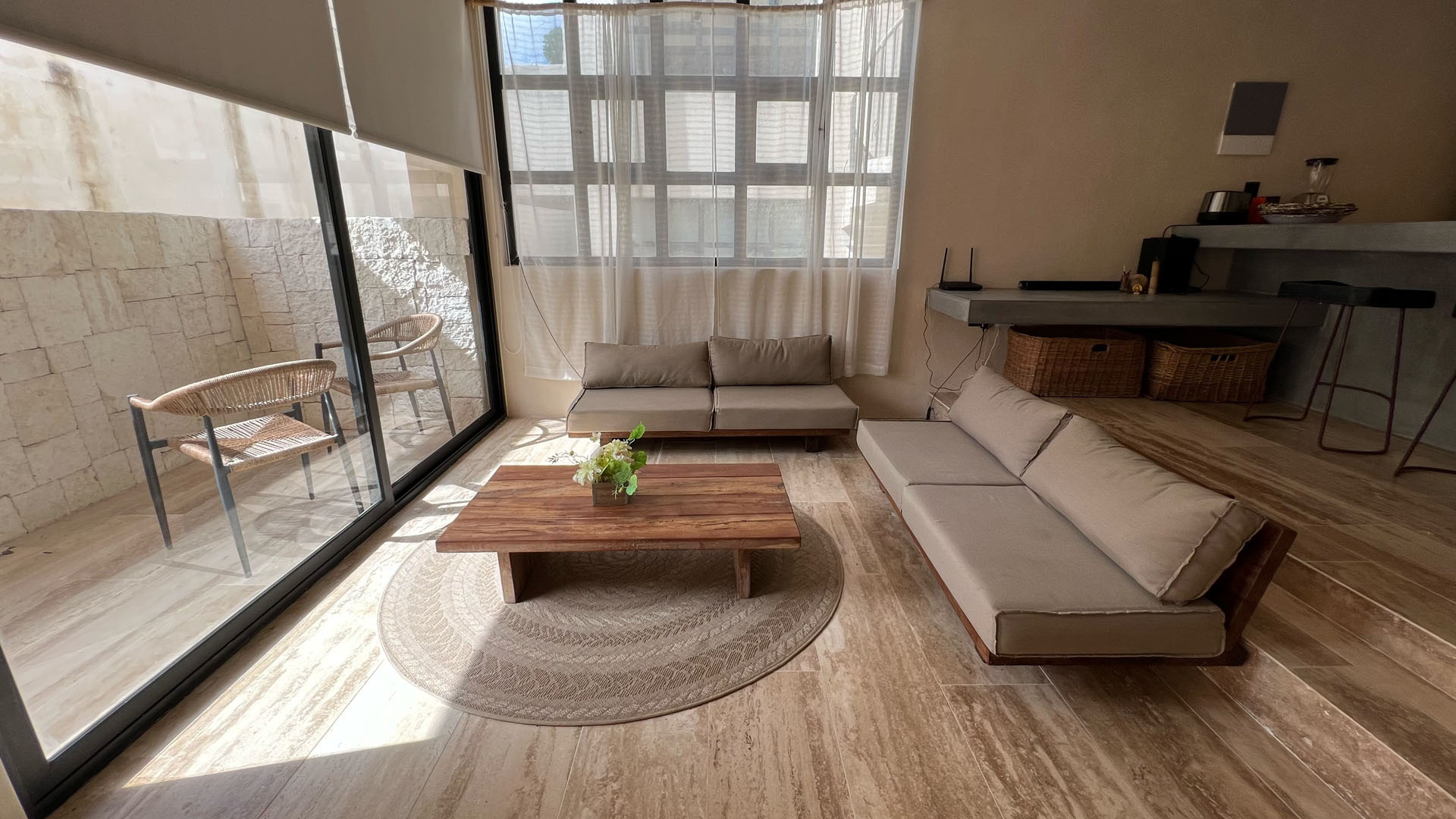El estar · Living — Focus Tulum
