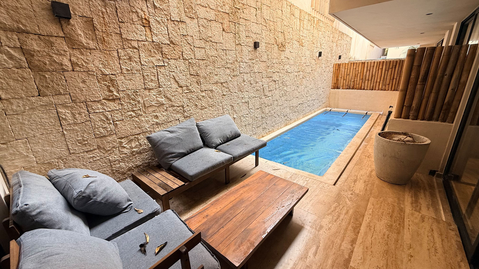 Exterior · Patio privado — Focus Tulum