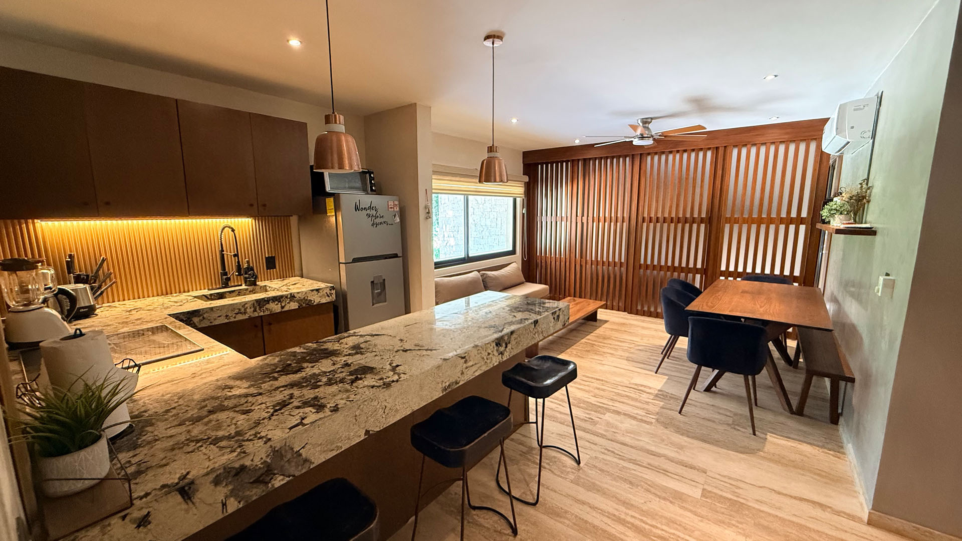 El estar · Living — Focus Tulum