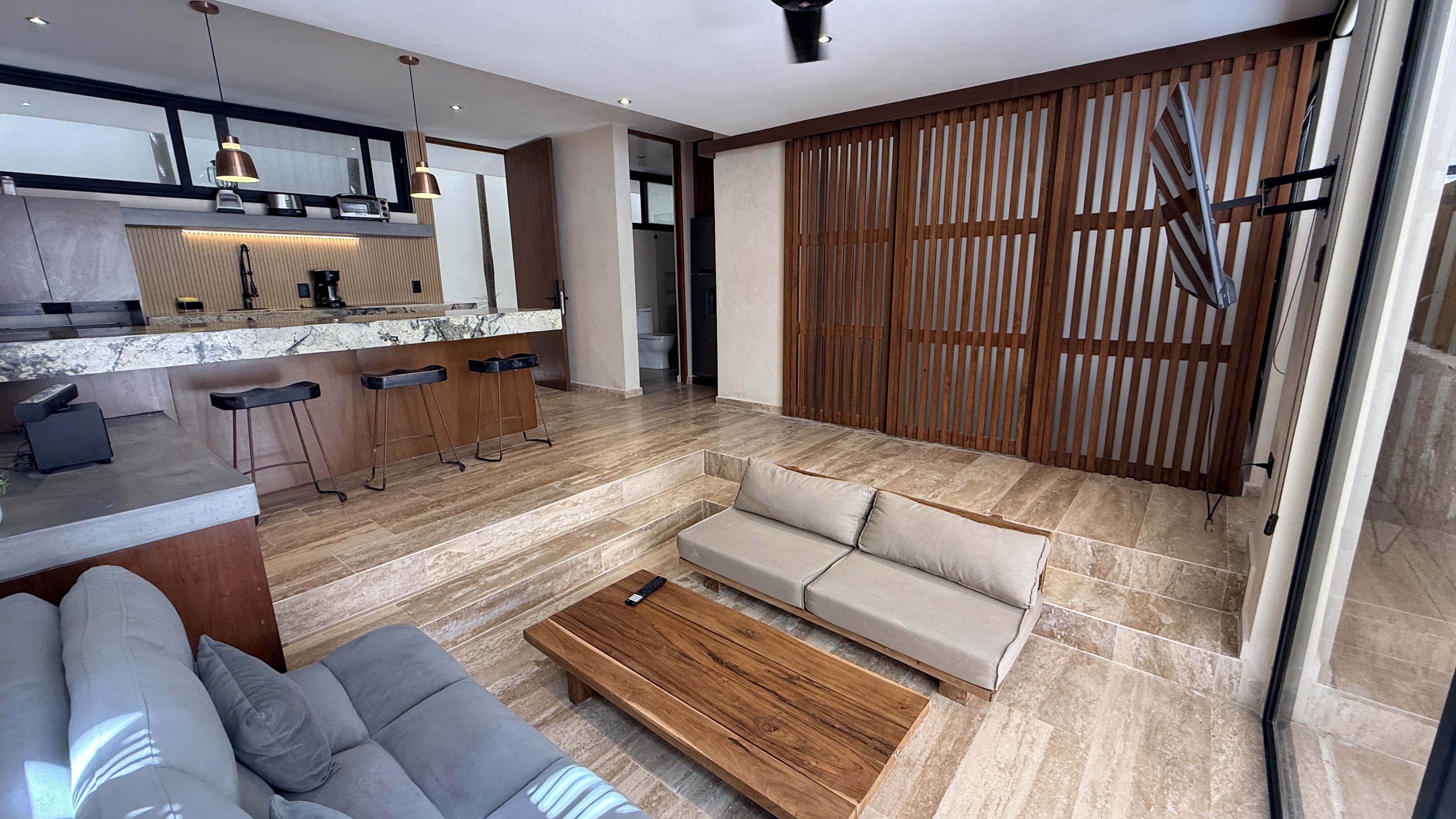 El estar · Living — Focus Tulum
