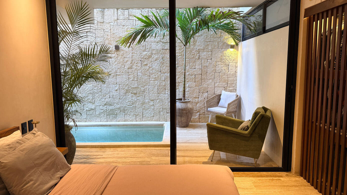 Descanso · Recámaras detalle — Pool Garden III